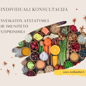 Individuali konsultacija sveikatos atstatymui ir imuniteto stiprinimui